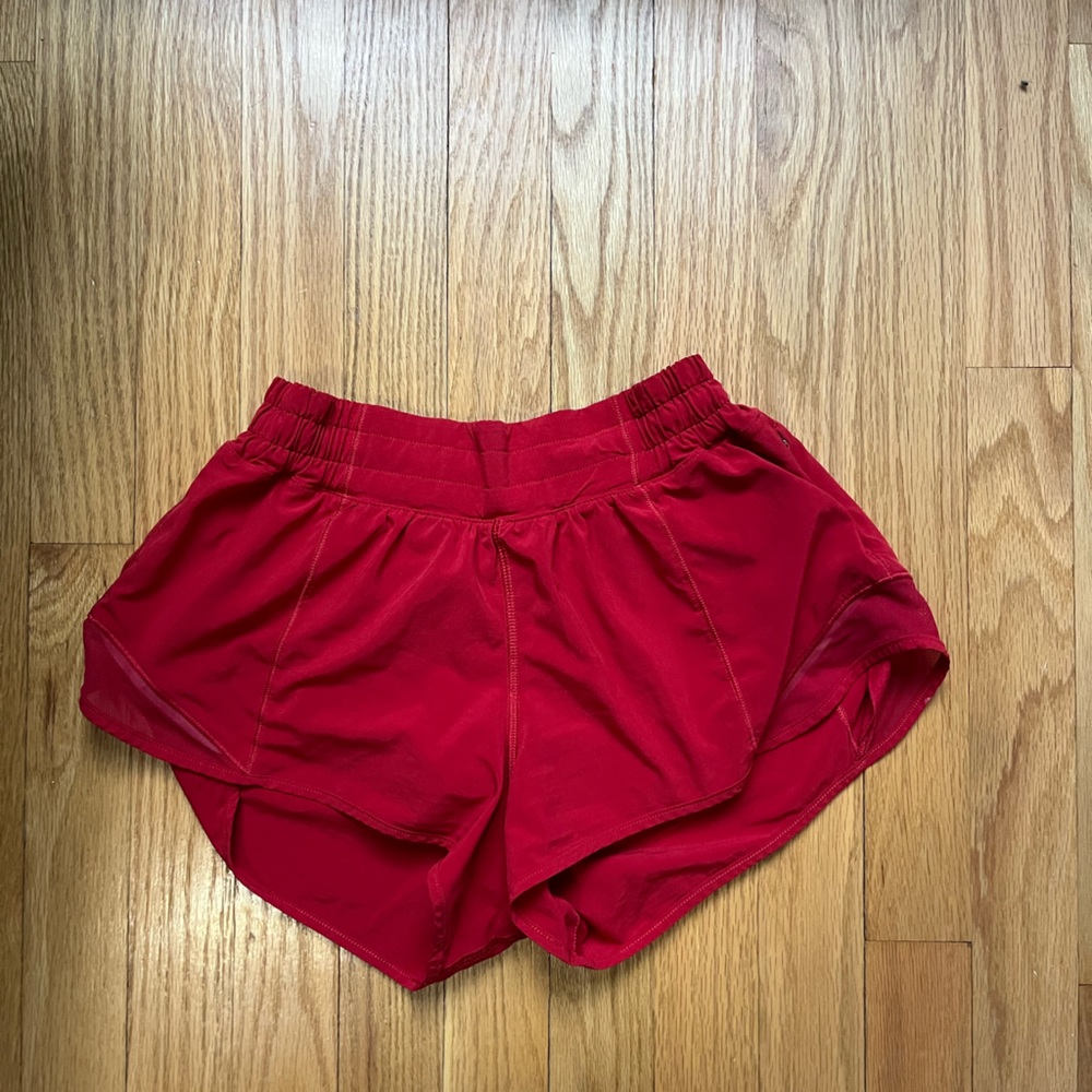 Lulu Hotty Hot Red Shorts
